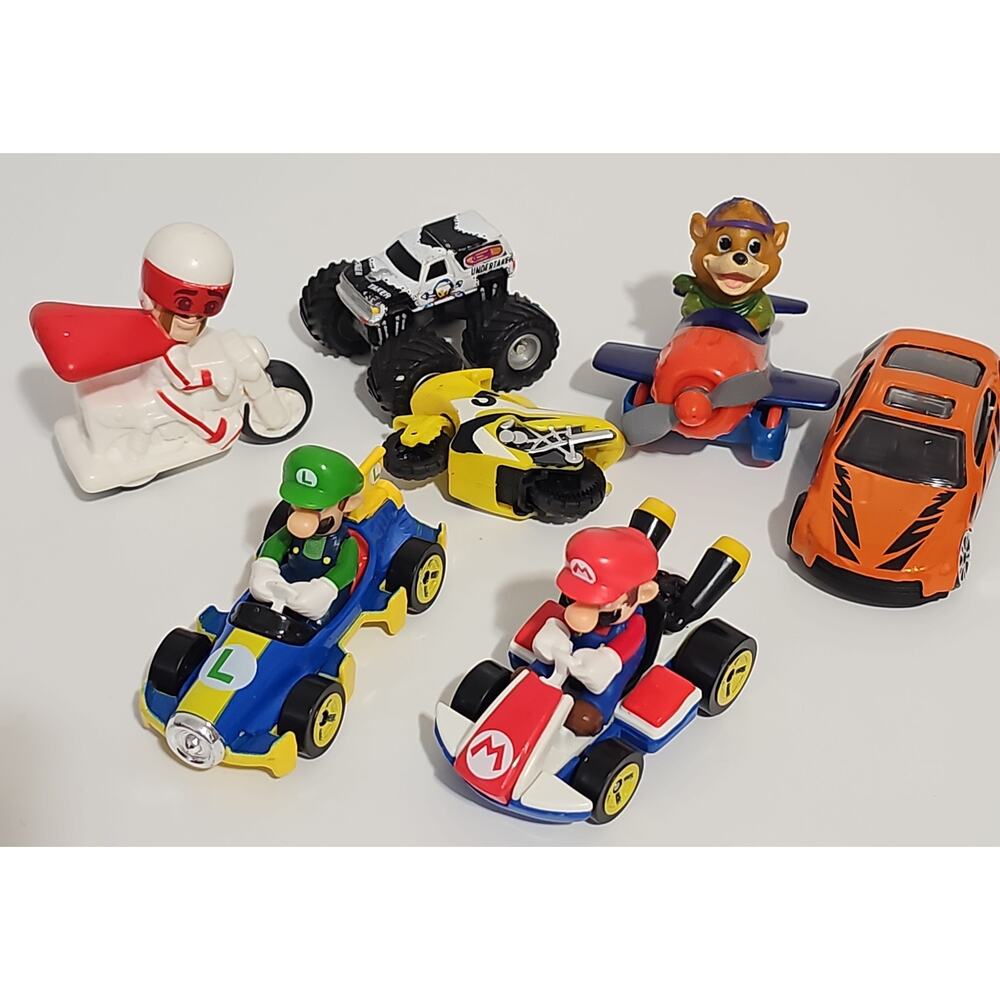 Mixed Toy Cars Hot Wheels Mario Kart Luigi Match 8 Super Mario Standard Kart